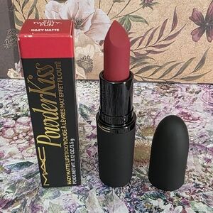 ☆New MAC 2026 *910 Twenty-Fun Cosmetics Powder Kiss Lipstick - Hazy Matte NIB